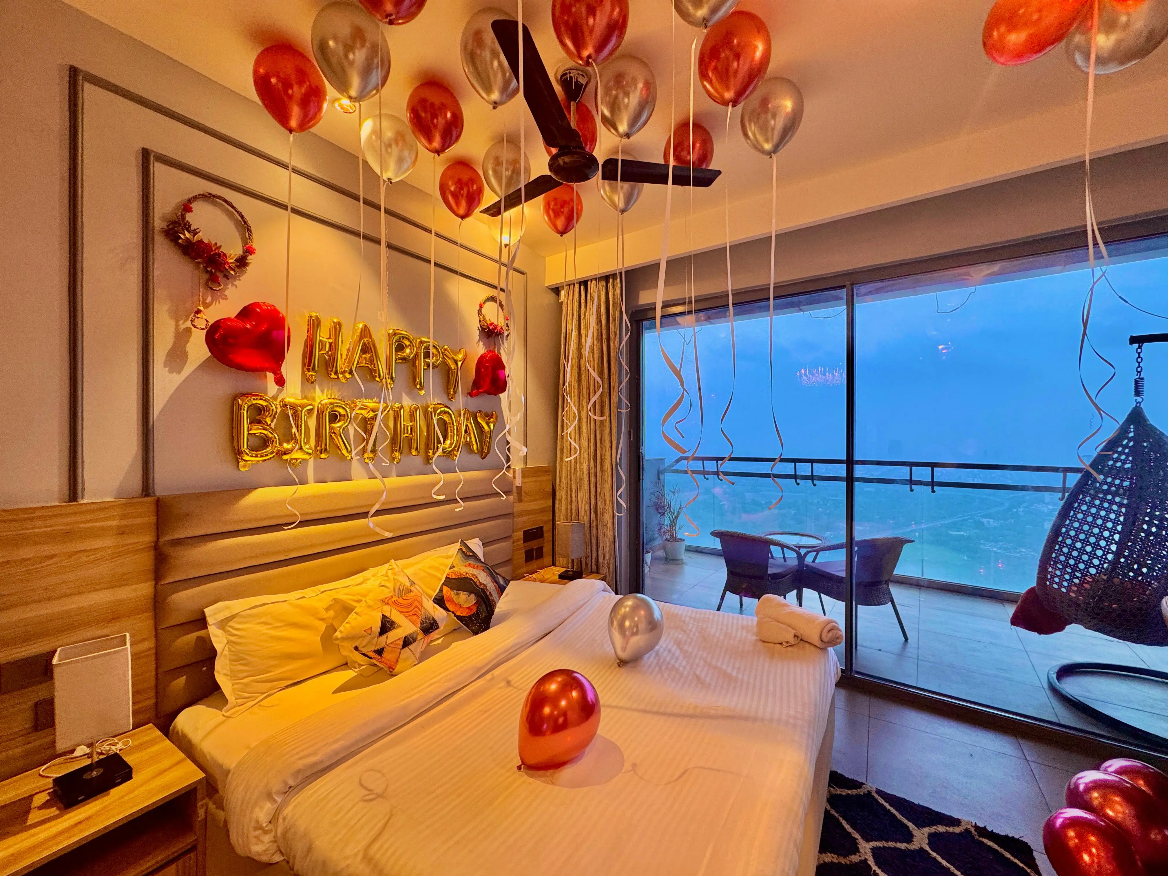 Luxury Airbnb room at Supernova Spira Noida – Mulberry Homes