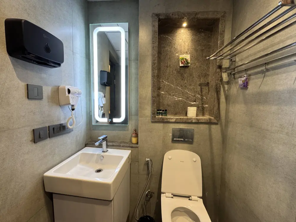 modern bathroom fittings at Supernova Spira Mulberry Homes Noida