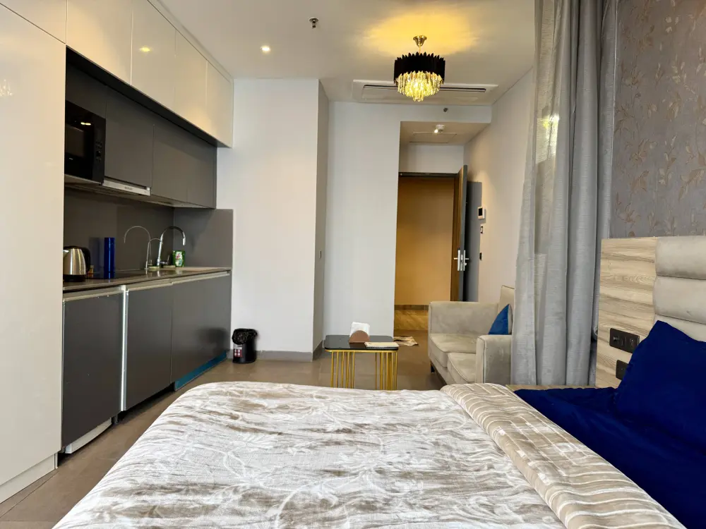 wide angle bedroom view in CityGlow 28 Mulberry Homes Supernova Noida