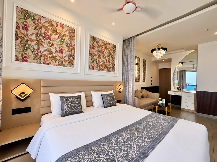 Bedroom · Luxury Suite at RiverBliss 28, Supernova Spira Noida