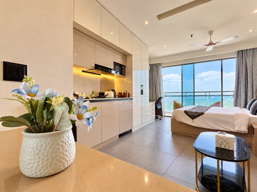 Interiors · Luxury Stay at RiverBliss 28, Supernova Spira Noida