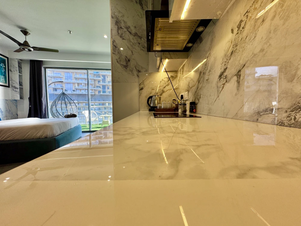 Marble flooring luxury apartment in Supernova Spira Noida
