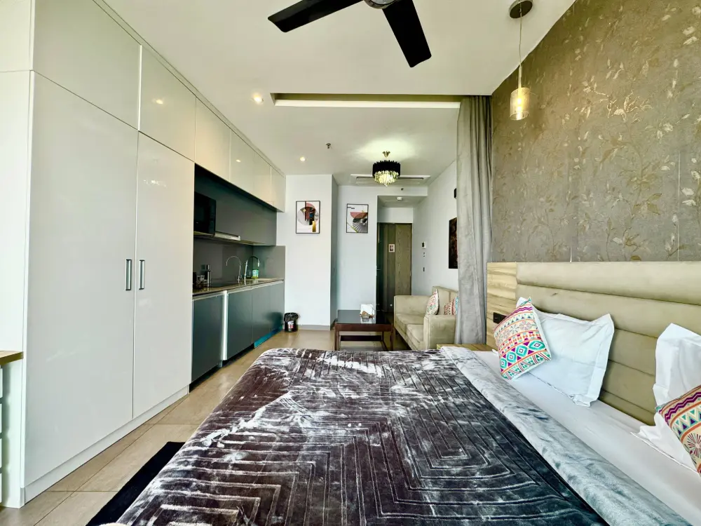 Bathroom vanity at CityGlow 28 Supernova Spira Noida