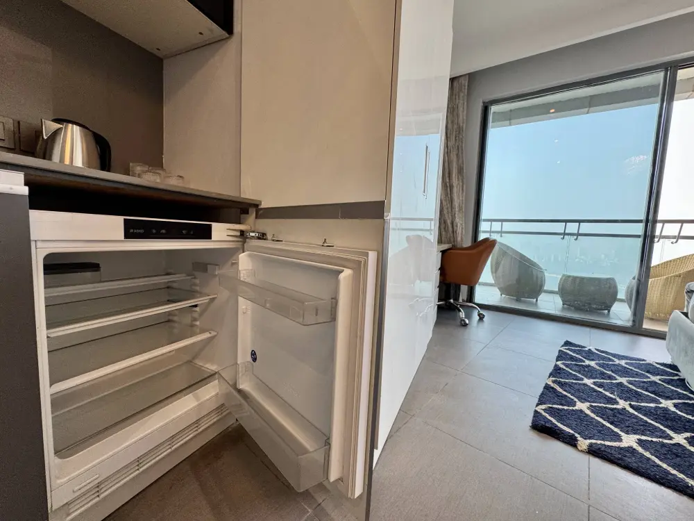 balcony with city view at Mulberry Homes Supernova Sector 94 Noida