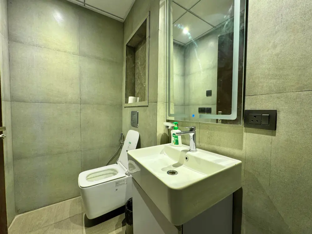 bathroom vanity in Panorama 32 Supernova Spira Noida