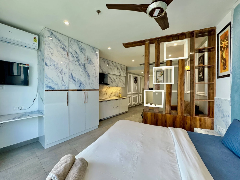 Premium living room in MulberryHomes Supernova Spira Noida